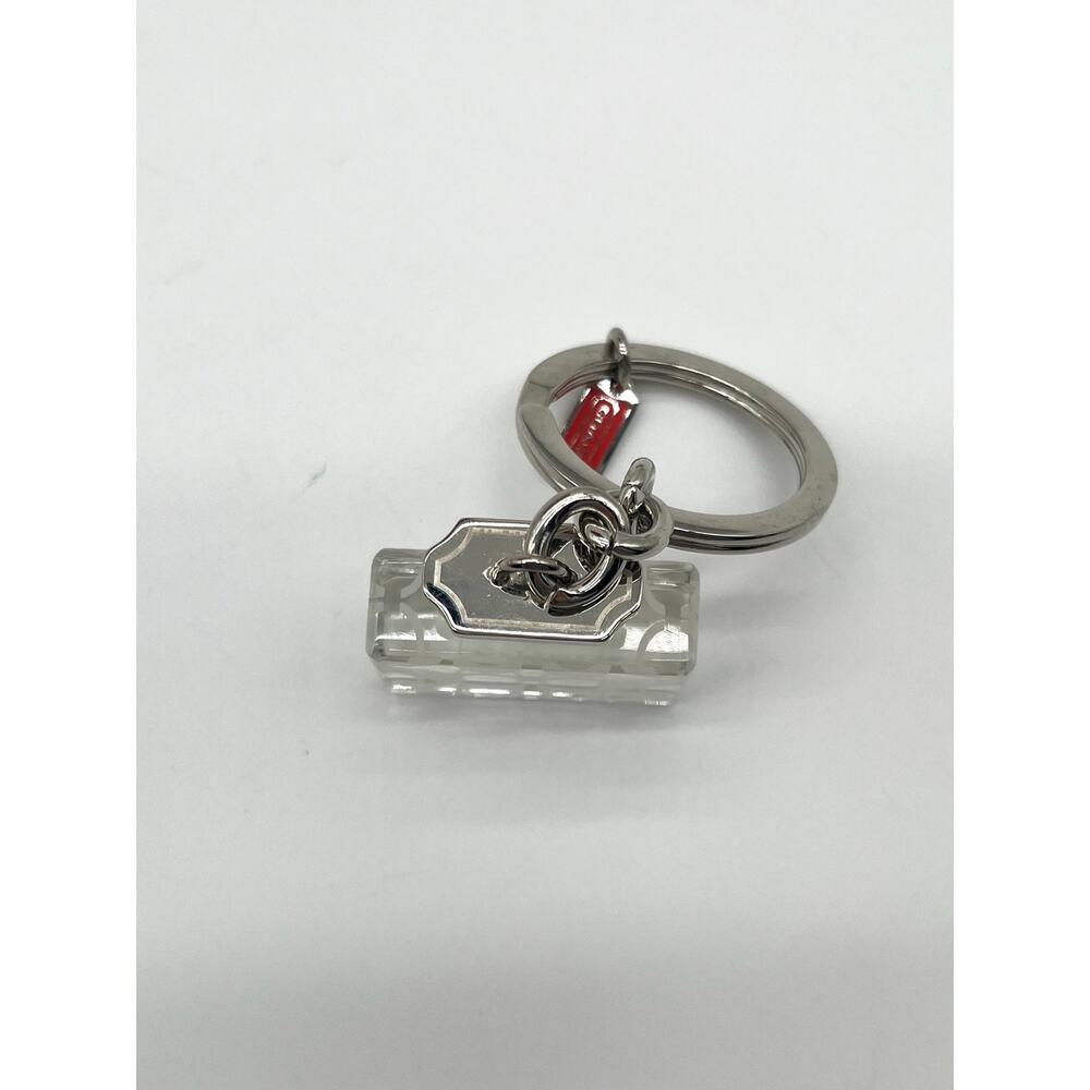 COACH Bag Charm Key Chain, Perfume Bottle with Signature Pattern - Picture 7 of 7